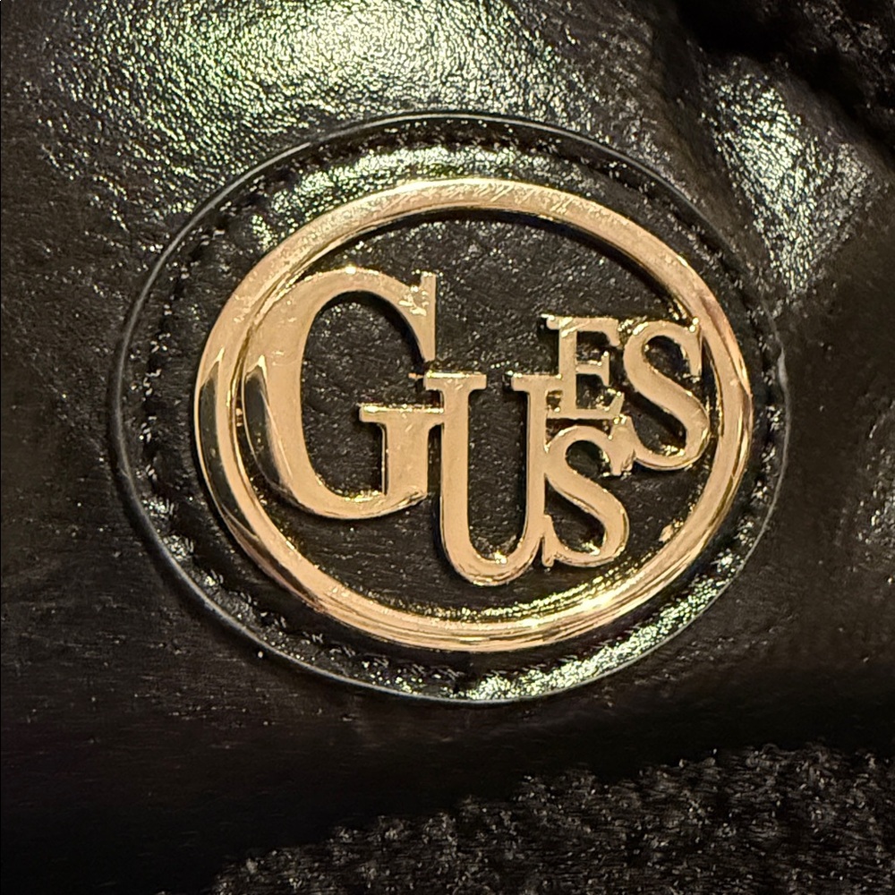 GUESS Shiny Black Backpack - Picture 4 of 5